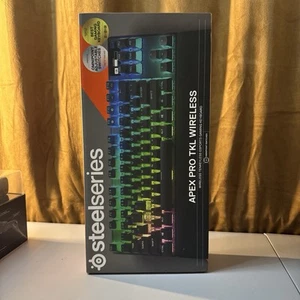 New SteelSeries Apex Pro TKL Wireless Gaming Keyboard Esports - Picture 1 of 8