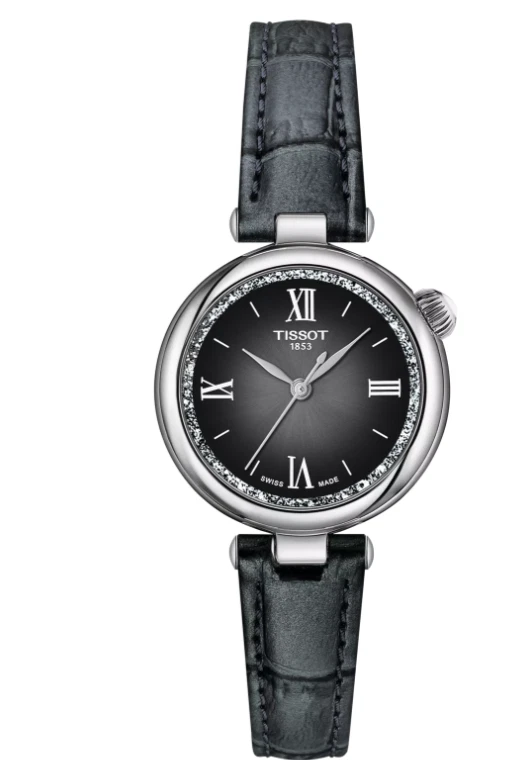 Reloj para mujer Tissot Desir cuarzo graduado esfera plateada/negra redondo T1520101603800 Foto 1 de 4