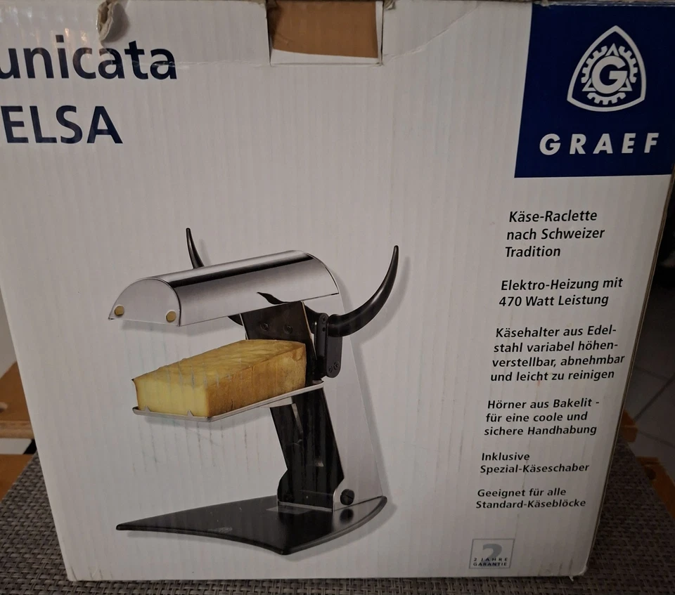 Original Schweizer Elsa Raclette Käse Grill von Graef - Bild 1 von 3