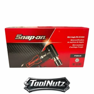 Snap-on Tools NEW PTGR110 RED & BLACK Mini 1/3 HP Right Angle Die Grinder USA - Picture 1 of 12