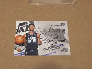 2025-26 Topps NBA Basketball ACE BAILEY #CC-5 CLUTCH CITY Prospects RC Jazz - Bild 1 von 3