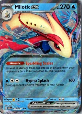 Milotic ex Double Rare SV08: Surging Sparks 042/191 NM - Image 1 of 2