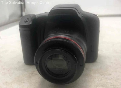 Black 16.0-Megapixel Auto Focus SLR Digital Camera and Macro Lens - Image 1 of 4