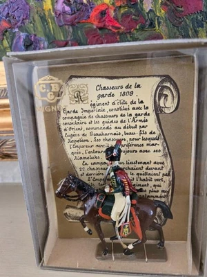 DE COLECCIÓN *C.B.G. MIGNOT #216*CAZADORES FRANCESES DE LA GUARDIA MONTADOS* 1809 ORIGINAL Foto 1 de 4