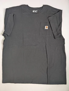 Camiseta Carhartt Hombre Calce Suelto Bolsillo Negra Talla XL Hecha en Guatemala - Imagen 1 de 6