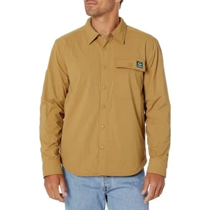 NWT Mens Size Small Wolverine Tan Guide Eco Fleece Lined Pocket Shirt Jacket - Picture 1 of 3