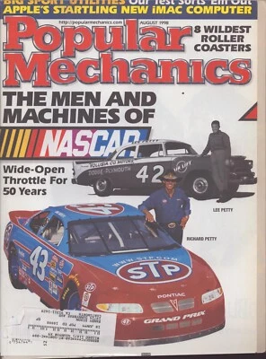 Popular Mechanics Magazine - August 1998 - The Men and Machines of NASCAR - Image 1 of 2
