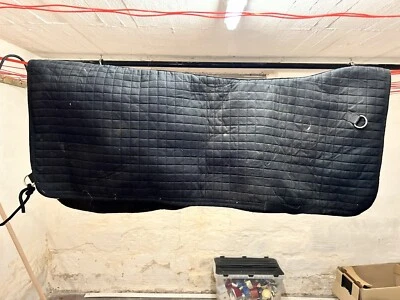 BACK ON TRACK Rückenwärmer schwarz NEU Pferdedecke Größe wählbar - Bild 1 von 2