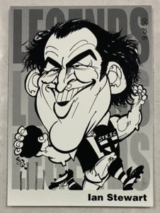 AFL WEG's FOOTY LEGENDS Series 1 IAN STEWART Card 9 of 50 NEW Weg Art - Picture 1 of 3