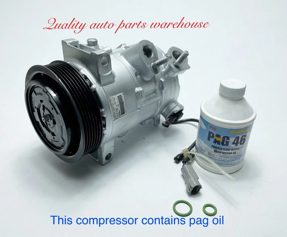 Reman AC compressor fits 2009-2017 Jeep Patriot Compass;2010-2012 Dodge Caliber  - Image 1 of 3