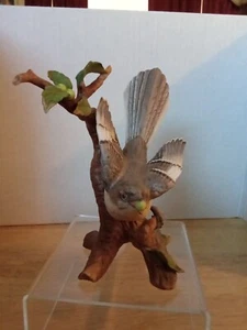 HOMCO Home Interiors Meisterwerk, Porzellan Vogel Figur, stattliche Spottdrossel  - Bild 1 von 6