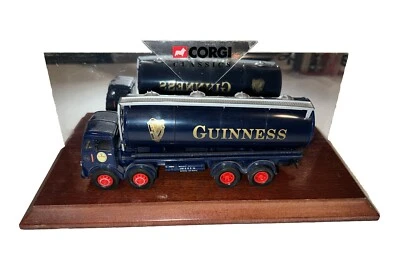 Corgi 1:50 Foden 8 Wheel Tanker Lorry Guinness With Display Stand - Image 1 of 4