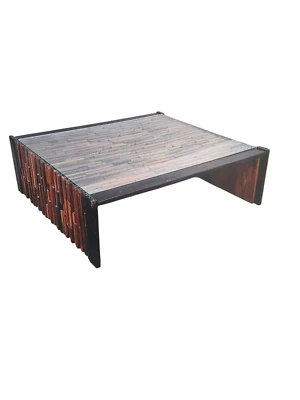 Mesa de centro plegable Mid Century Percival Lafer de palisandro Foto 1 de 4