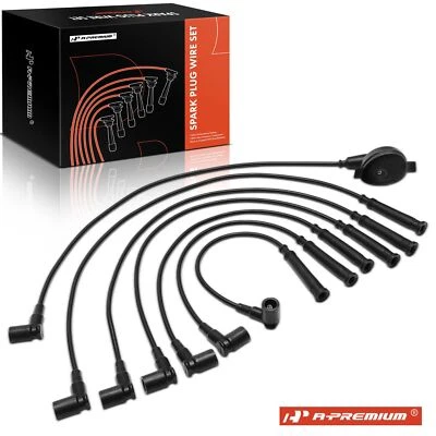 Juego de 8 cables de bujía A-Premium para BMW 533i 535i 535is 633CSi 635CSi 735i Foto 1 de 4