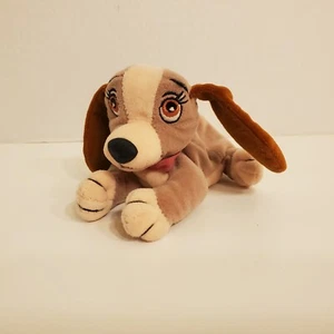 Disney Store Park 8" Lady and the Tramp Mini Bean Bag Plush Dog Cocker Spaniel  - Picture 1 of 9