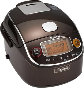 ZOJIRUSHI NP-RM05-TA Rice Cooker 3 Cups Pressure IH AC100V Made in Japan New - Picture 1 of 11