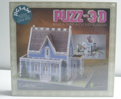 Wrebbit Puzz-3D Catherine Victorian House 266 pieces 12.5 x 8.75 NIB - Image 1 of 4