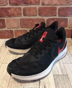 Nike Zoom Winflo Mens 13 AQ7497-008 Black Red Running Shoe Lightweight Cushion - Picture 1 of 7