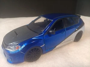 Jada Fast & Furious: BRIAN'S SUBARU IMPREZA WRX STI Die Cast 1:24 Scale - #99514 - Picture 1 of 13