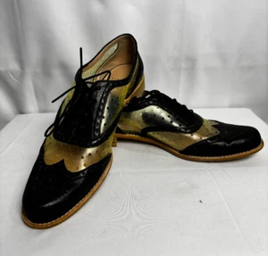 Oxfords Stuart Weitzman Dandy Punta de Ala España Suela de Cuero Vinilo Transparente Mujer 8.5 - Imagen 1 de 7