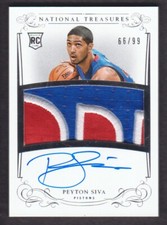 2013-14 National Treasures Basketball #124 Peyton Siva RC AUTO PATCH 66/99
