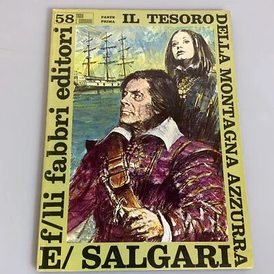 Libro Il tesoro della montagna azzurra di Emilio Salgari F.lli Fabbri Editore - Immagine 1 di 2