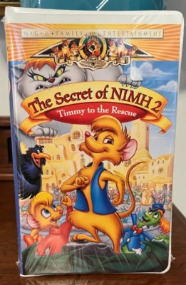 The Secret of Nimh 2: Timmy To The Rescue VHS NEW Factory Sealed 1998 MGM Foto 1 de 4