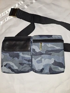 G.I.L.I. Rectangle Camo Blue Fanny Pack Got It Love It - Picture 1 of 4