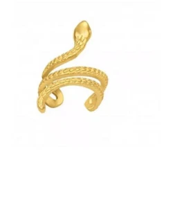 Ohrmanschette Gold Schlange Sterlingsilber - Bild 1 von 2