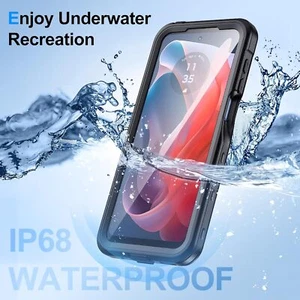 Für Motorola Moto G Play 2024 Hülle Wasserdicht Robust Stoßfest Full Cover - Bild 1 von 8