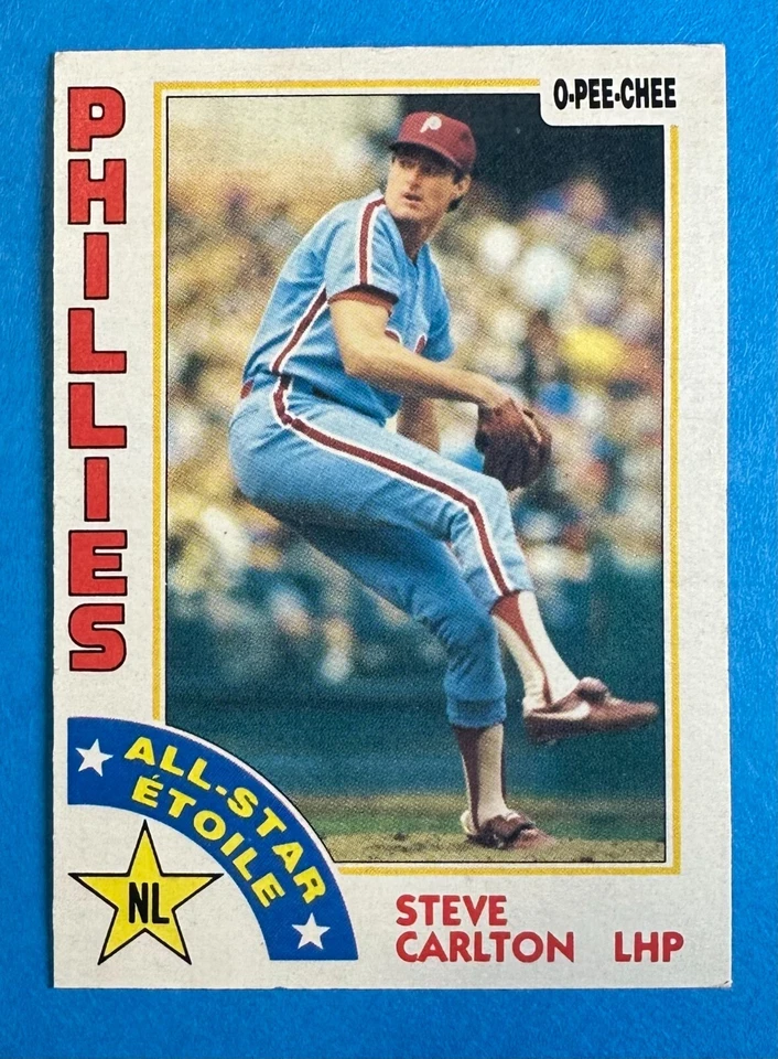 1984 O-Pee-Chee All-Star Steve Carlton #395 Philadelphia Phillies (4x CYA/HOF) - Image 1 of 1