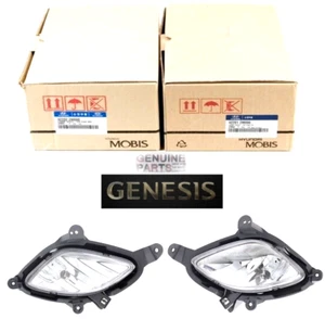 Pair Genuine Hyundai Genesis Coupe Fog Light 2010-2012 Driver & Passenger - Picture 1 of 12