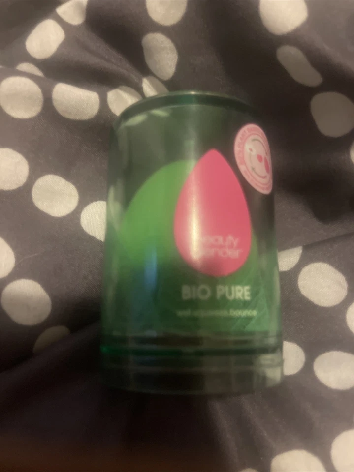 Esponja de Maquillaje Beauty Blender BIO PURE Nueva Tamaño Completo Sellada Auténtica - Verde Foto 1 de 1
