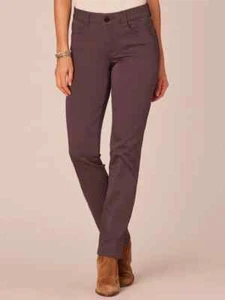 Neu mit Etikett Democracy "Ab" Solution farbige Jeans gerades Bein 12P Petite Malbec - Bild 1 von 7