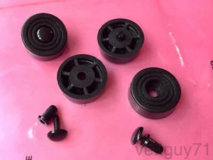 12 Stck. Snap-in Schnellfuß Thermo-Kunststoff Elastomer Gummi Schwarzer Fuß, 21 mm x 8 mm - Bild 1 von 10