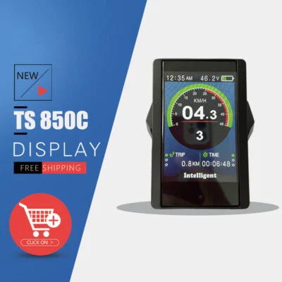 TSDZ2 850C LCD Colour Screen Display 6 Pin Connector for  Mid Drive Motor - Image 1 of 4