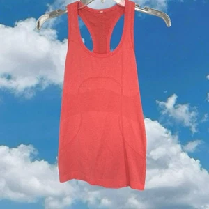 Lululemon Women's Swiftly Tech Racerback Tank Top Peach Pink Size 4 - Picture 1 of 8