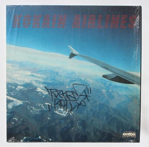 Retrogott & H. Daviz ‎– Kokain Airlines *MIT AUTOGRAMM* VINYL LP 2014 Rap - Picture 1 of 2