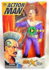 Kenner Vintage 1995 Action Man Doctor Dr. X w/ Brain Laser Eye 12" Figure MIB