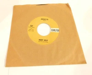MONTY KELLY CARLTON RECORDS 45 RPM  AMALIA & SUMMER SET - Imagen 1 de 2