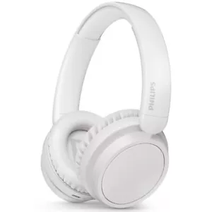 Philips On-Ear Headphones TAH5209WT/00, Wireless, Bluetooth, Microphone, White - Picture 1 of 7