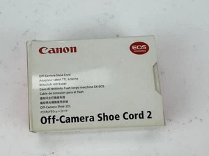 Canon Off Camera Shoe Cord 2 - Canon Speedlite TTL Flash Extension Cord - Picture 1 of 7