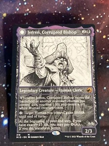 Jerren, Corrupted Bishop / Ormendahl Showcase Innistrad Midnight Hunt MTG - Picture 1 of 4