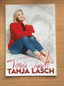 Tarjeta de autógrafo Tanja Lasch original firmada MÚSICA TV #5990 - Imagen 1 de 1