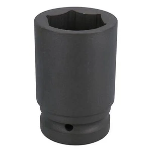 1” Drive Double Deep Impact Impacted Socket 6 Sided Single Hex HGV Trucks - Picture 1 of 49