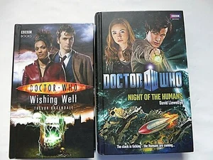 Lote de libros de tapa dura Doctor Who WISHING WELL BBC + Night Humans h/c - Imagen 1 de 3
