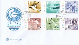 GB Stuart FDC Commonwealth Games Glasgow CDS 2014 (62794) - Picture 1 of 1