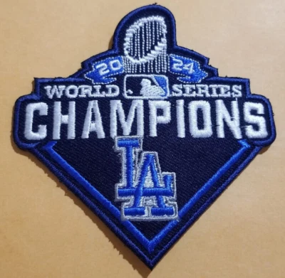 Parche de campeones de la Serie Mundial de los Dodgers de Los Ángeles 2024 aprox 3,5 x 3,5" Foto 1 de 2