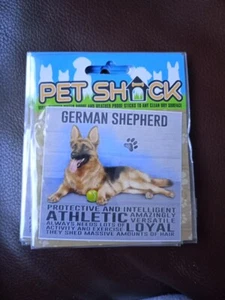 PET SHACK - "GERMAN SHEPHERD" - VINYL STICKER - DOG/PUPPY - FREE UK POSTAGE - Picture 1 of 1