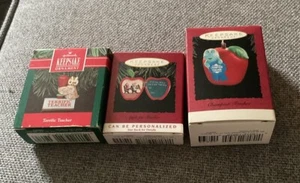 Three Keepsake Teacher Ornament 1991 /93/94 - Picture 1 of 6